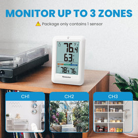 Newentor outdoor sensor on patio helps plan outdoor activities with current conditions