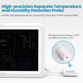 Newentor atomic clock sync indicator for accurate timekeeping.
