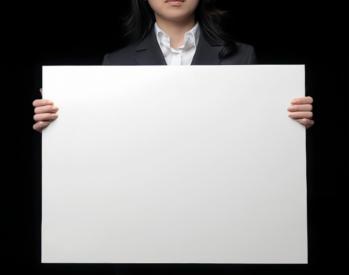 Newflager 18x24 sign board ideal for garage sale ads, easy to cut.