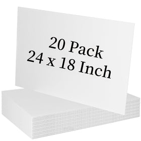 Newflager 18x24 sign blank board close-up showing corrugated plastic for outdoor use.