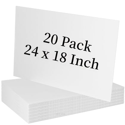Newflager 18x24 sign blank board close-up showing corrugated plastic for outdoor use.