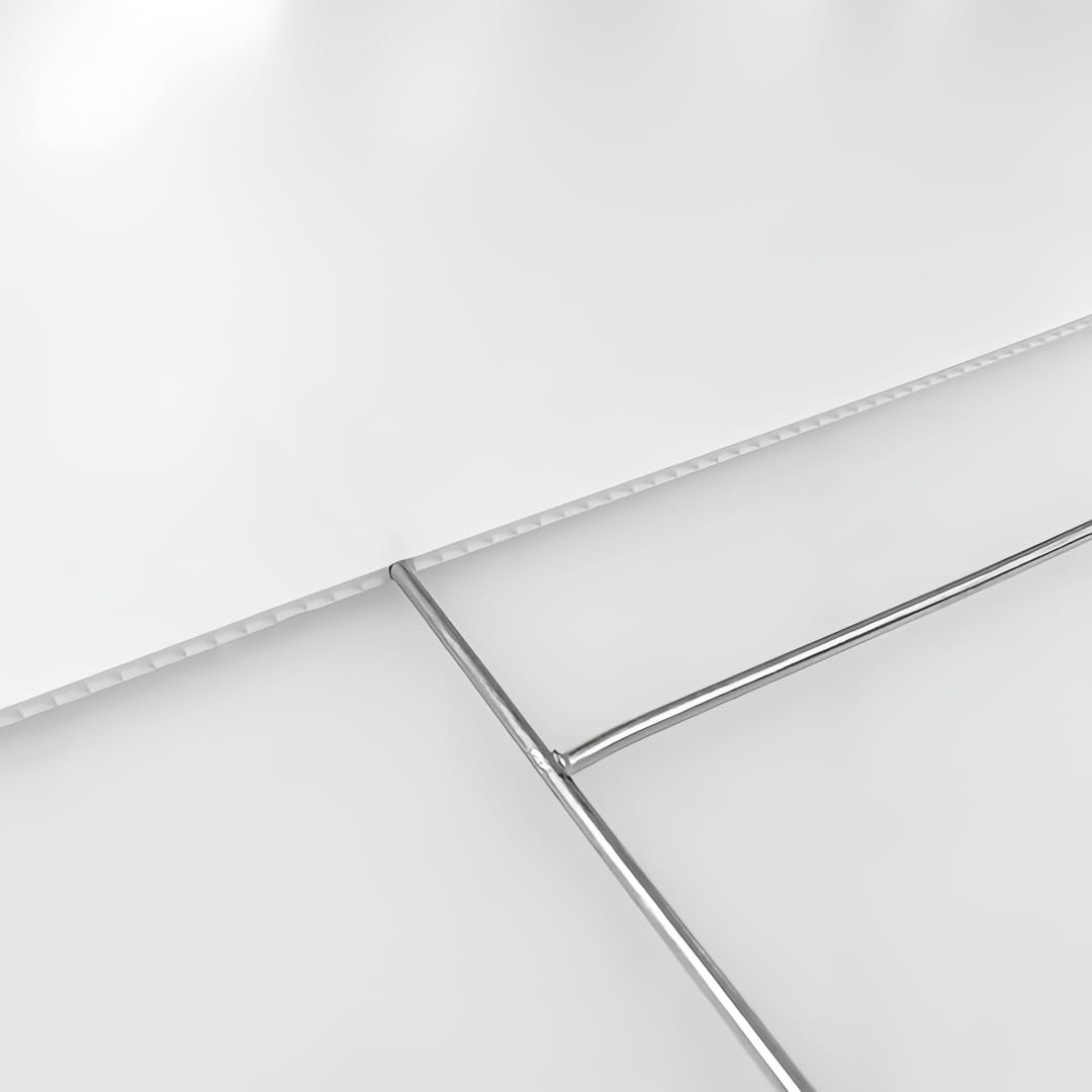 Newflager H-stake closeup galvanized coating ensuring longevity and rust protection