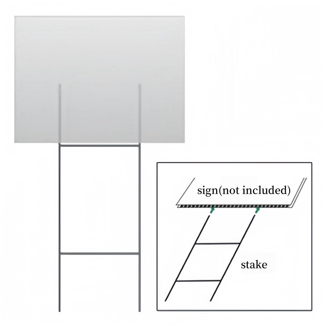 Newflager yard sign compatibility with 4mm signs for secure display