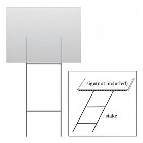 Newflager yard sign compatibility with 4mm signs for secure display