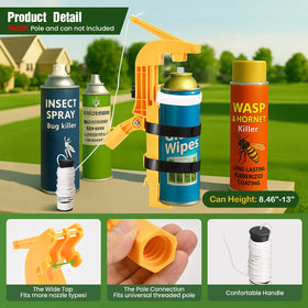NEWFLY adaptor fixed wings and velcro ensure stable spray during operation.
