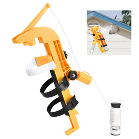 NEWFLY spray can extension pole adaptor top view highlighting wide-can compatibility for versatile uses.