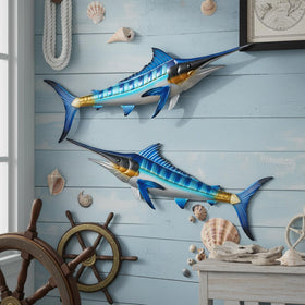 Newinhome Ocean Dreams Swordfish wall art right panel for indoor elegance