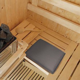 Newivi 2-pack sauna seat cushions gray portable for travel and replacement.