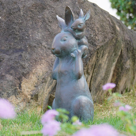 Newman House Studio Easter garden decor captures a heartwarming spring scene.