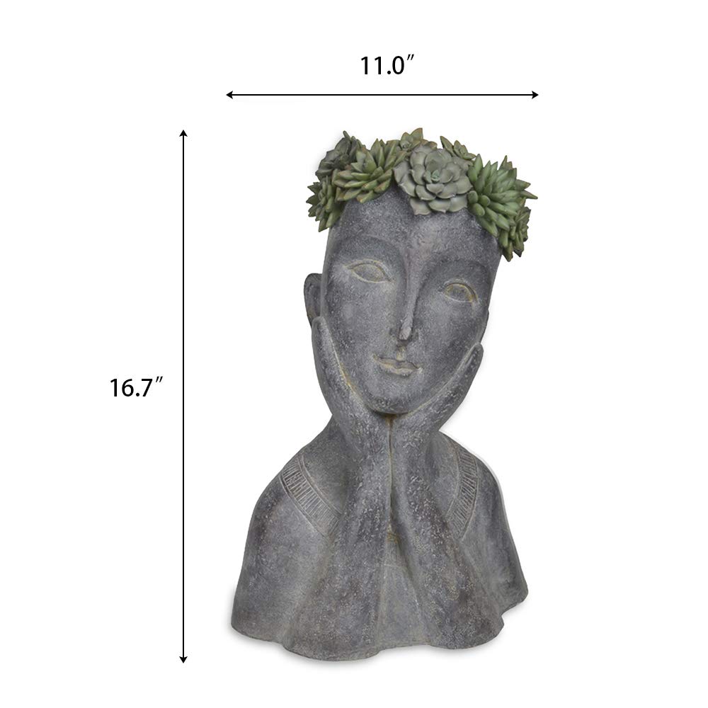 Newman House Studio Modern Impressionistic Planter as a striking focal decor piece.