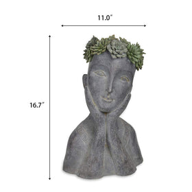 Newman House Studio Modern Impressionistic Planter as a striking focal decor piece.