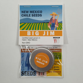 NewMexicoSeed Big Jim chili seeds from Hatch ready for large 8-12 inch peppers.