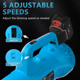 NewOne Big Leaf Blower includes two batteries and a charger for extended use.