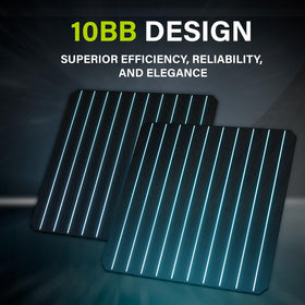 Newpowa 10BB 35W panel for battery charging on boats or RVs, steady power.