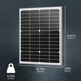 Newpowa 35W back view highlighting rugged frame for outdoor use.
