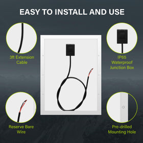Newpowa 35W side profile shows slim design for tight spaces.