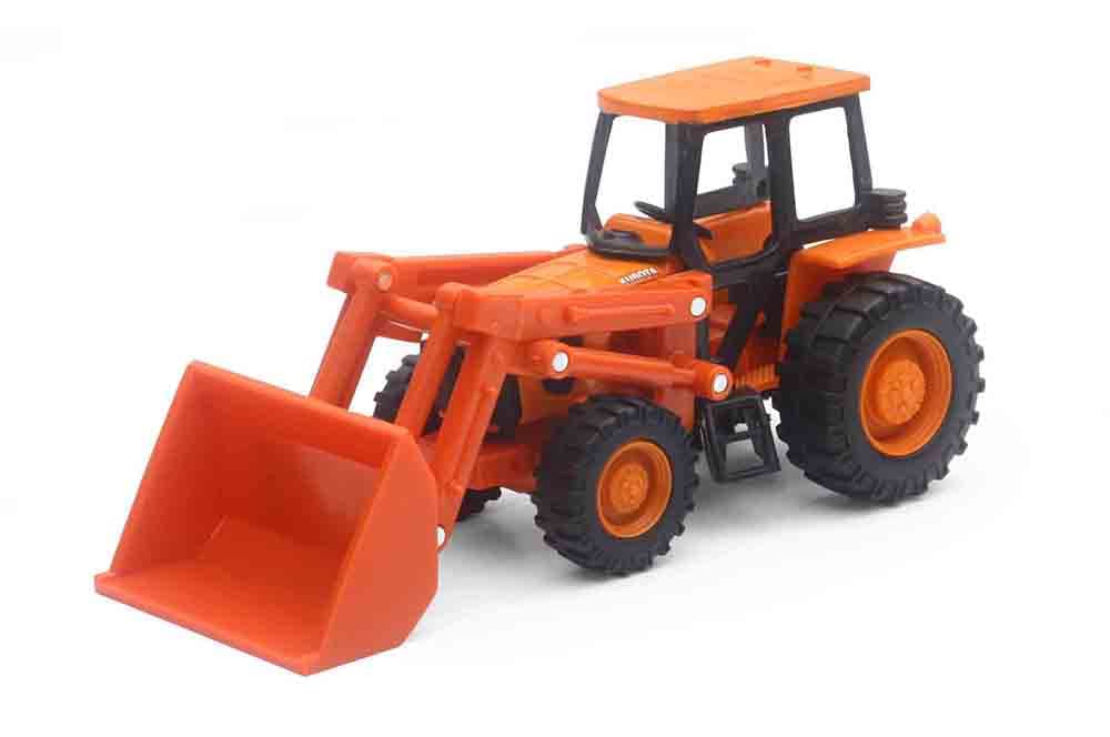 NewRay Kubota farm tractor with front loader, ideal for display and diorama use