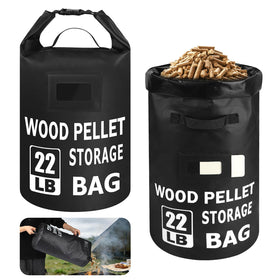 NewShot 22lb pellet bag with front handles for easy pouring and transport