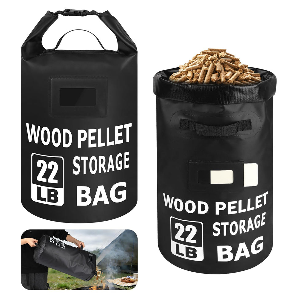 NewShot 22lb pellet bag with front handles for easy pouring and transport
