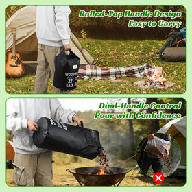 NewShot pellet bag featuring bottom handle design for outdoor carrying