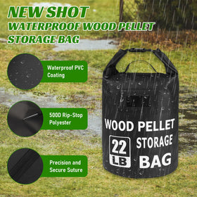 NewShot waterproof 500D PVC pellet bag protects contents in wet conditions