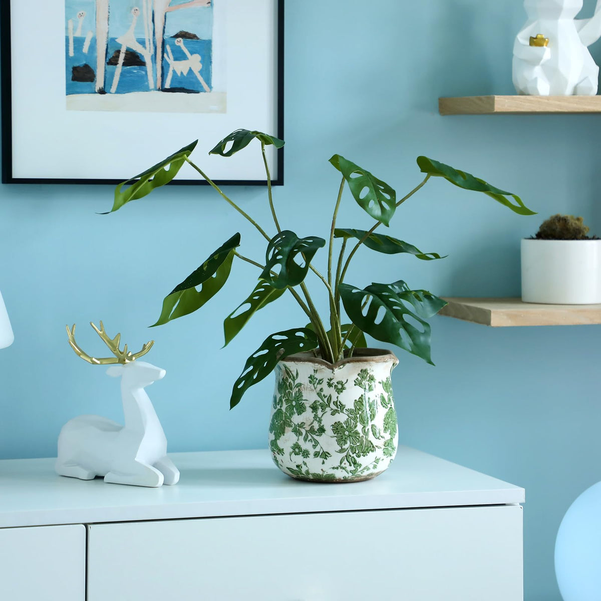 Newtay packaged ceramic planter set ready for easy gifting or new decor.
