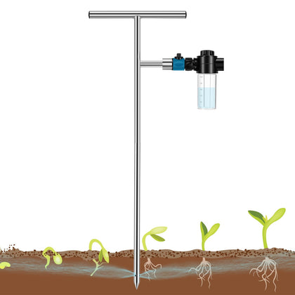 NEWTRY deep root watering tool reaches deep roots for targeted hydration and nutrient delivery