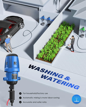 NEWTRY dosing pump uses dynamic sealing for stable nutrient mix
