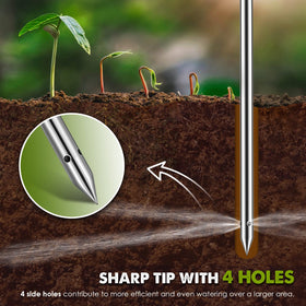 NEWTRY T-handle deep root irrigation tool designed for easy insertion