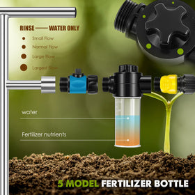 NEWTRY tree watering spike with flow control valve reduces water waste