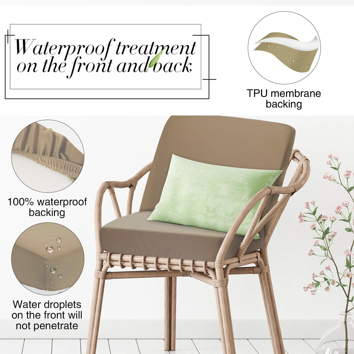 Newwiee machine-washable cushion covers for quick, easy cleanup