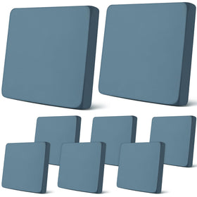 Newwiee 8Pcs Cushion Covers Pack protects cushions with stretch fabric