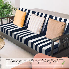 Newwiee breathable 92/8 cushion cover for year-round use.