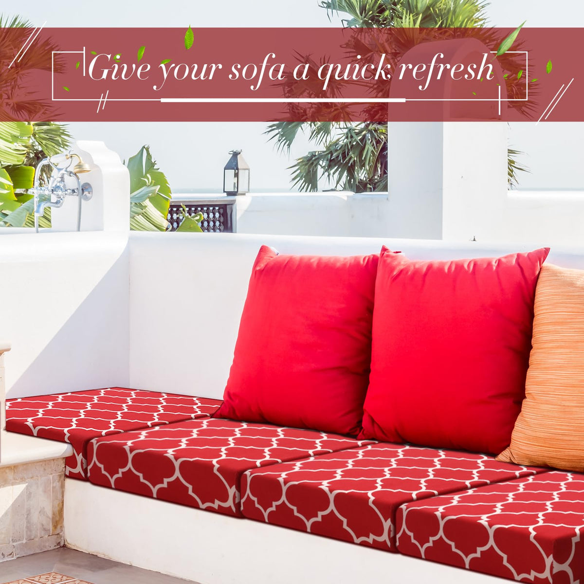 Newwiee machine-washable cushion covers for simple maintenance.