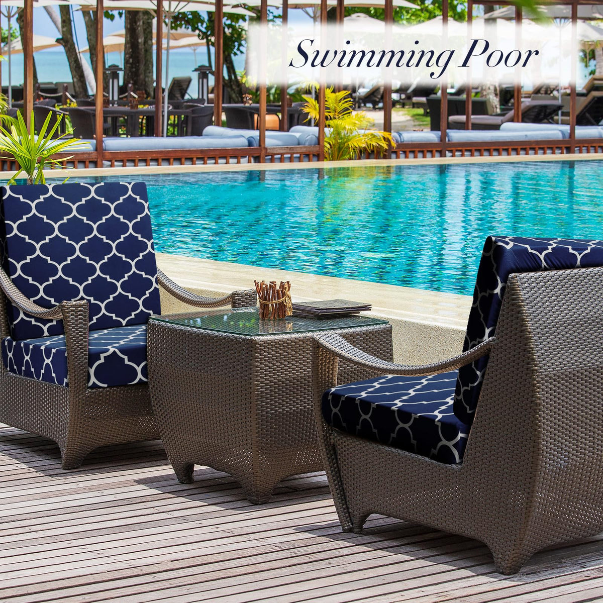 Newwiee easy-install cushion covers refresh outdoor furniture quickly