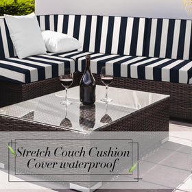 Newwiee machine-washable cushion cover for easy care.