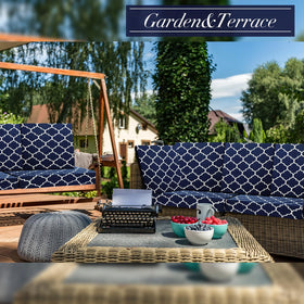 Newwiee Moroccan-striped cushion cover adds vibrant style to seating area