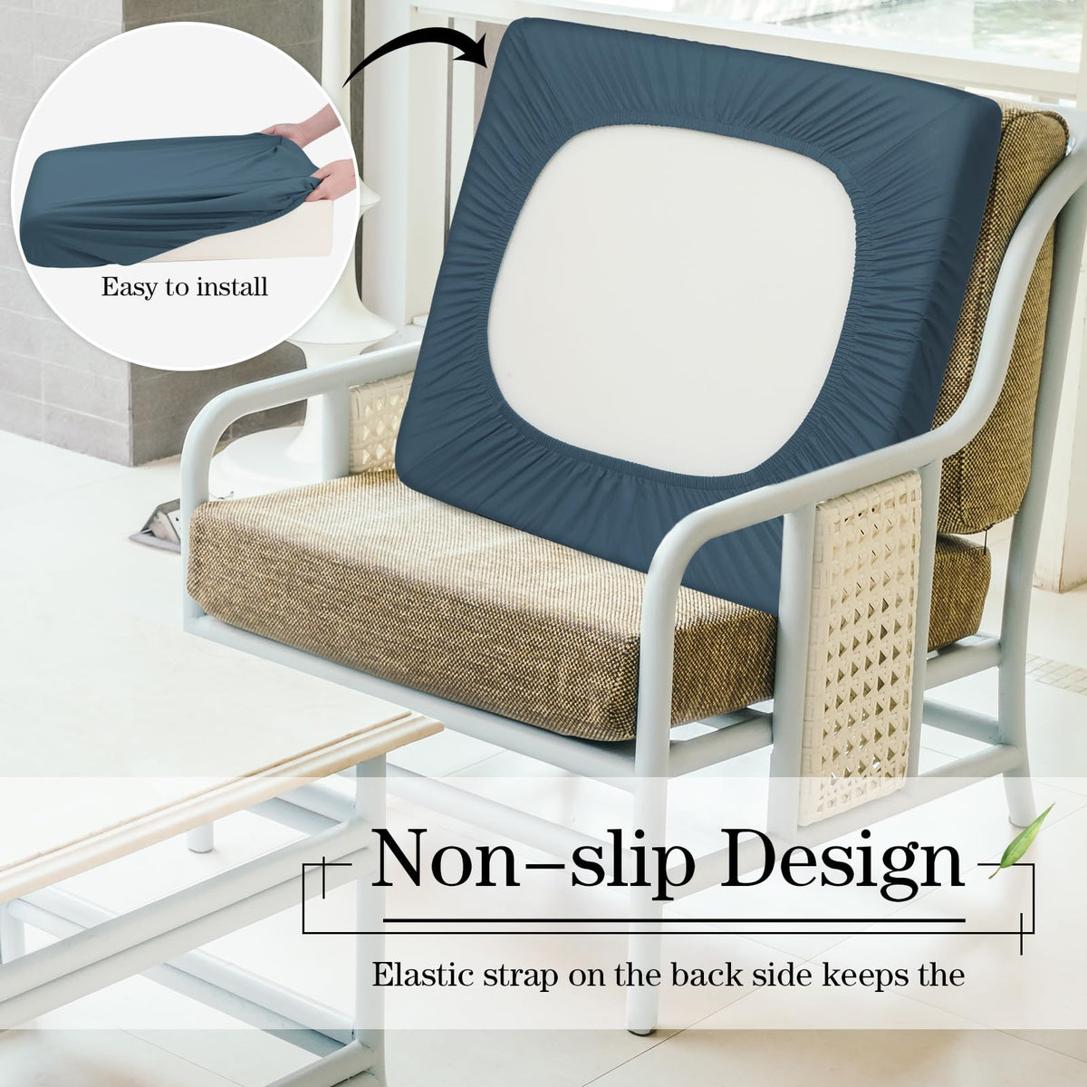 Newwiee pet-friendly slipcover shields furniture from hair and mess