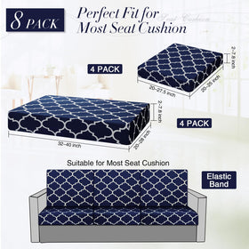Newwiee stretch backrest and seat covers provide snug protection for furniture