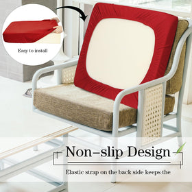 Newwiee washable outdoor cushion covers simplify seasonal refreshes.