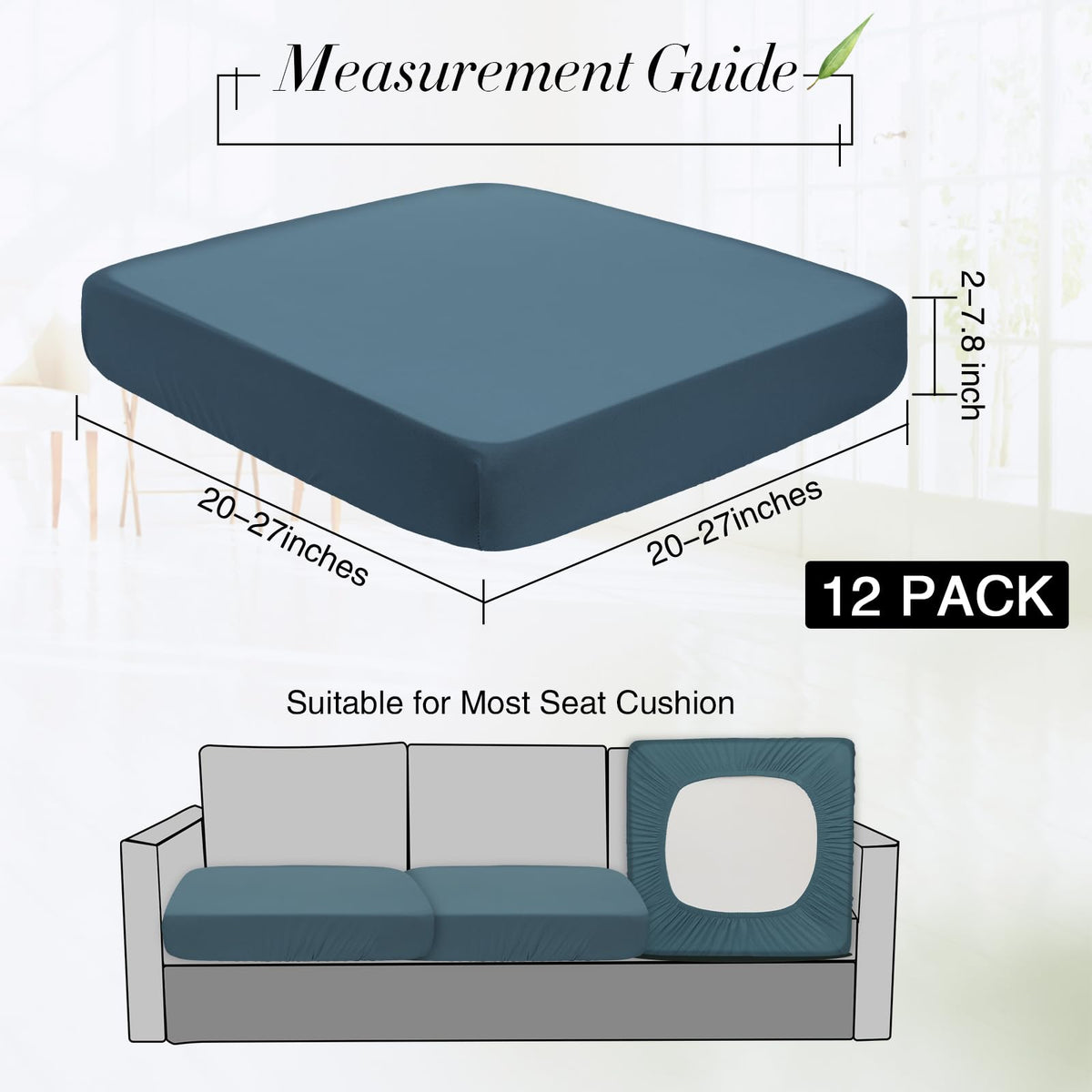 Newwiee waterproof cushion cover protecting cushions from spills