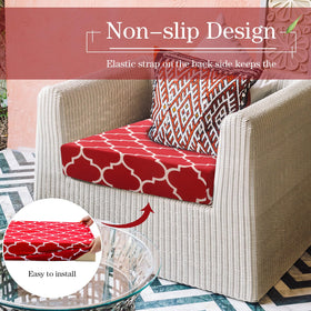 Newwiee waterproof cushion cover shields cushions from spills and rain.