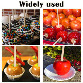 Nexboraque lollipop skewers natural bamboo for colorful treats