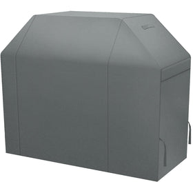 NEXCOVER 60-inch BBQ cover on a grill showing weather protection.