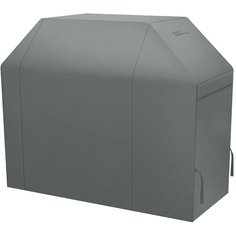 NEXCOVER 60-inch BBQ cover on a grill showing weather protection.
