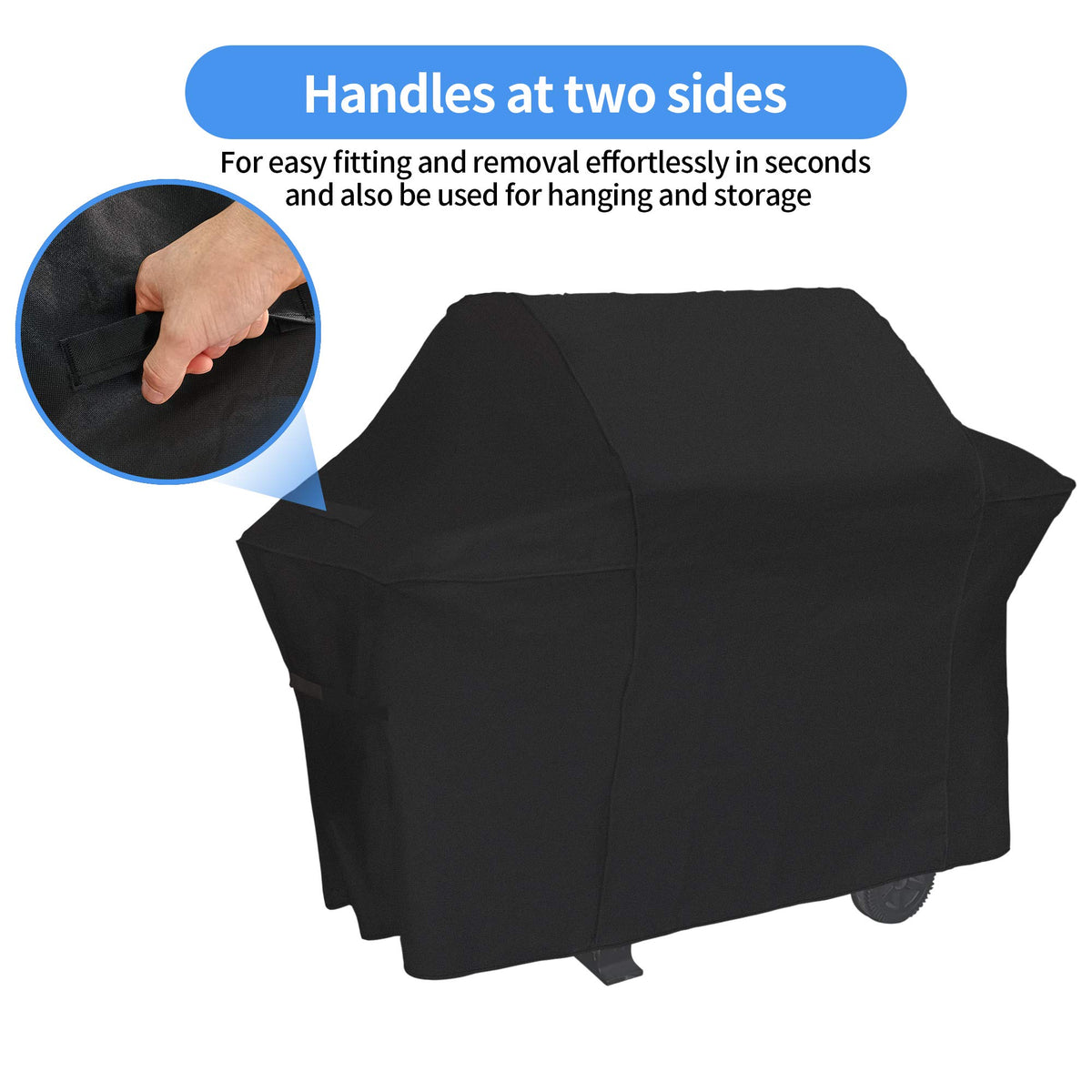 NEXCOVER easy-clean feature with hose-ready surface