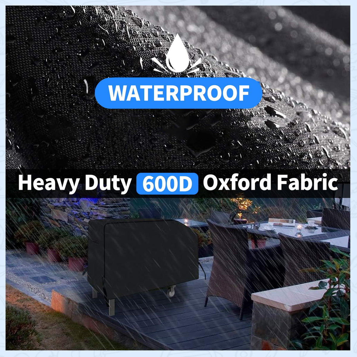NEXCOVER easy-clean surface, wipe or hose away dirt.