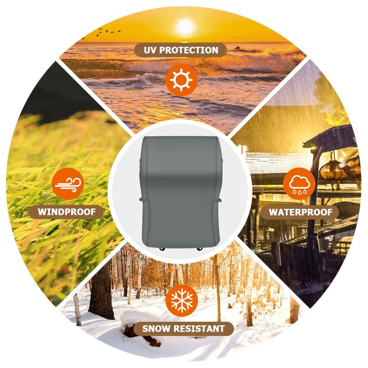 NEXCOVER durable 600D fabric resists fading for long-lasting appeal.