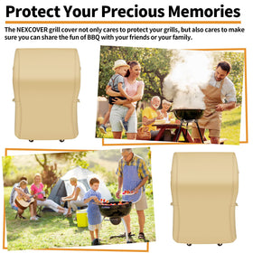 NEXCOVER grill cover compact storage in a bag for easy transport