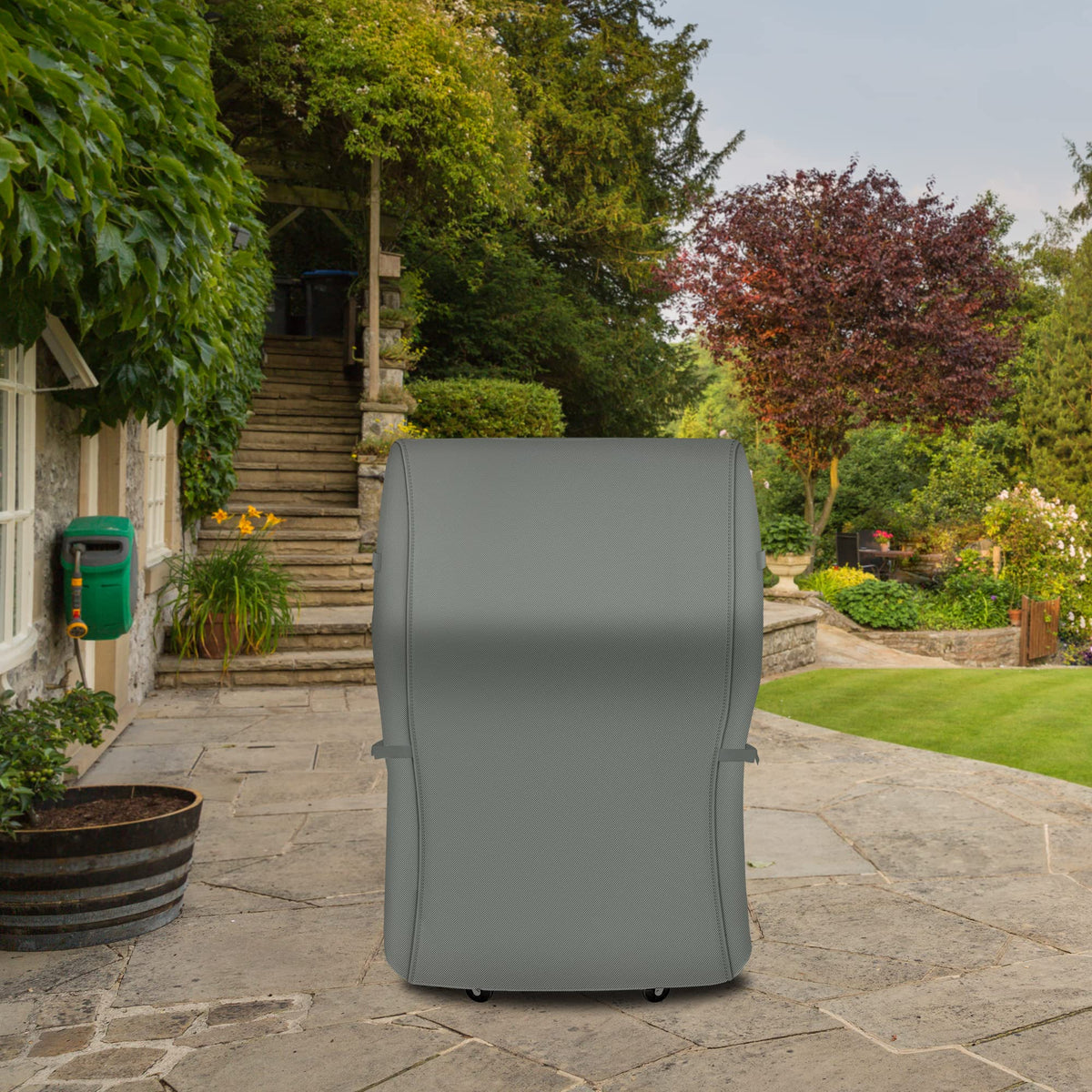 NEXCOVER lightweight cover with handles for easy storage.